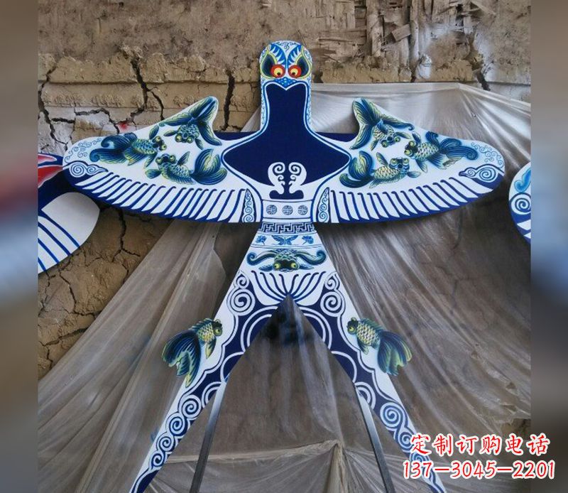 江西不锈钢蜘蛛侠风筝雕塑的象征