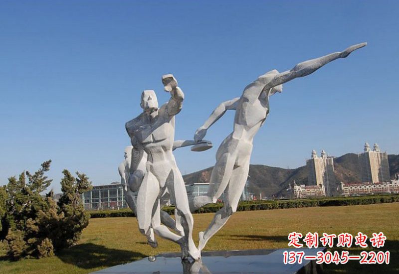 江西不锈钢运动员雕塑一种艺术的象征