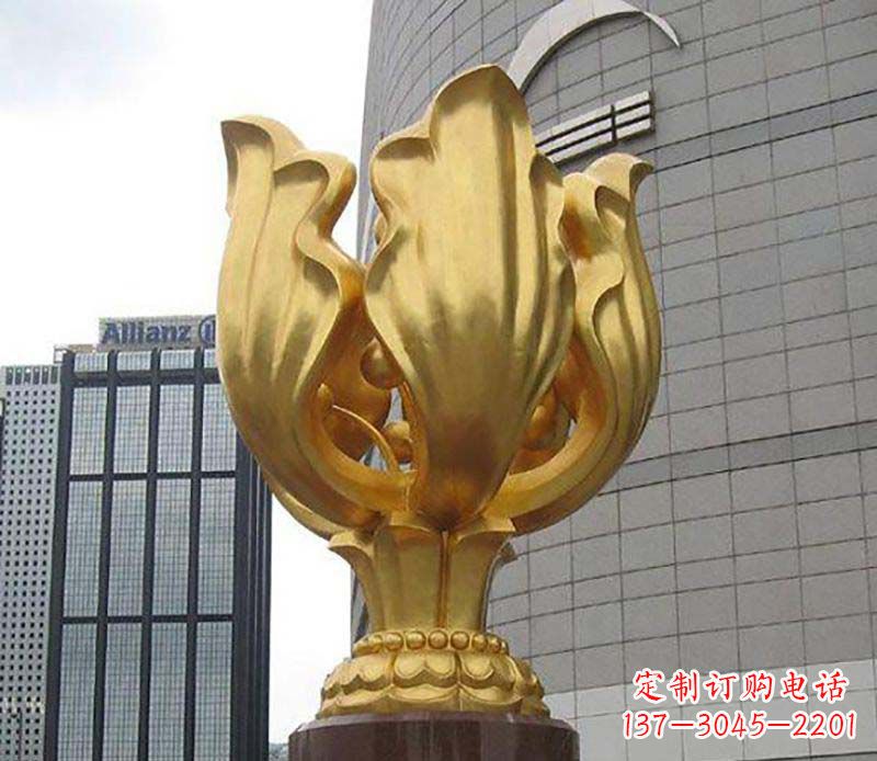 江西紫荆花雕塑——精美艺术品
