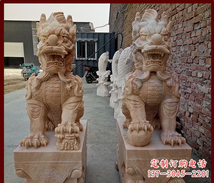 江西麒麟门口雕塑——传承古老文化的精灵
