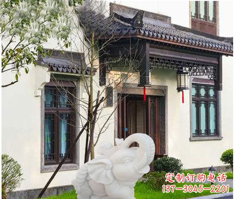 江西小象招财石雕——引领幸福的钥匙