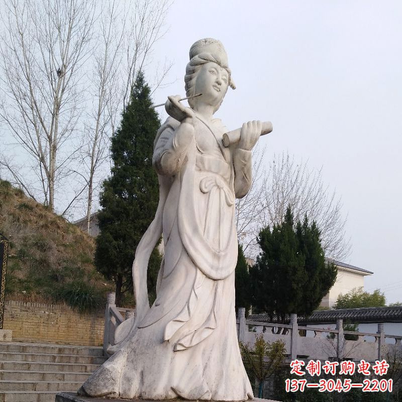 江西精美雕塑勾勒出蔡文姬传奇