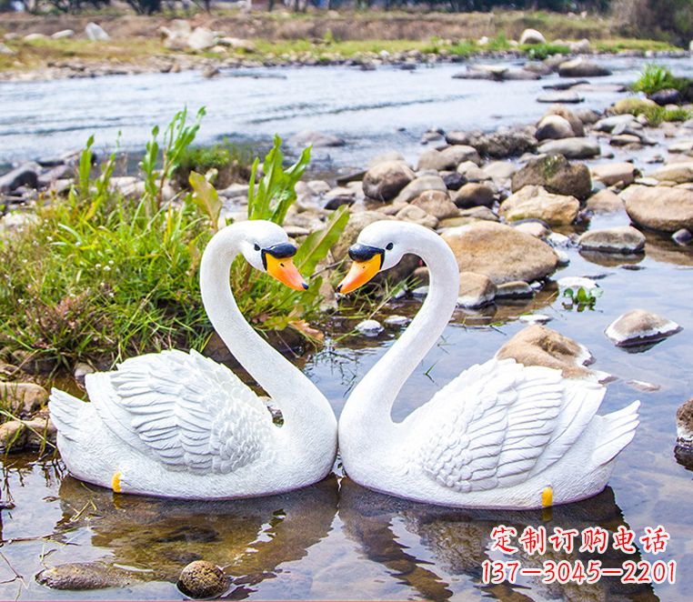 江西“美丽的天鹅雕塑，点缀景观装饰”