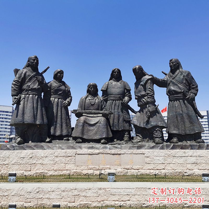 江西草原母亲——传承爱的雕塑