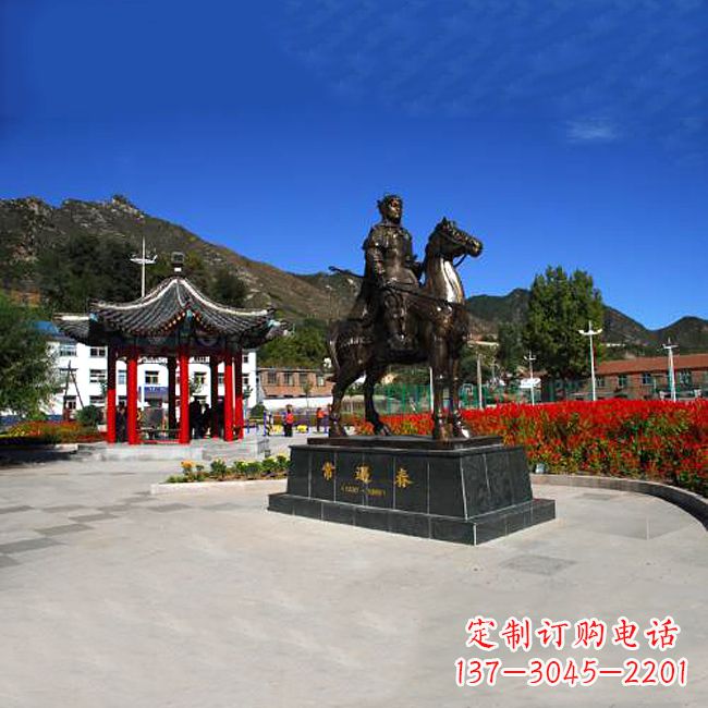 江西纪念历史名人的骑马雕塑