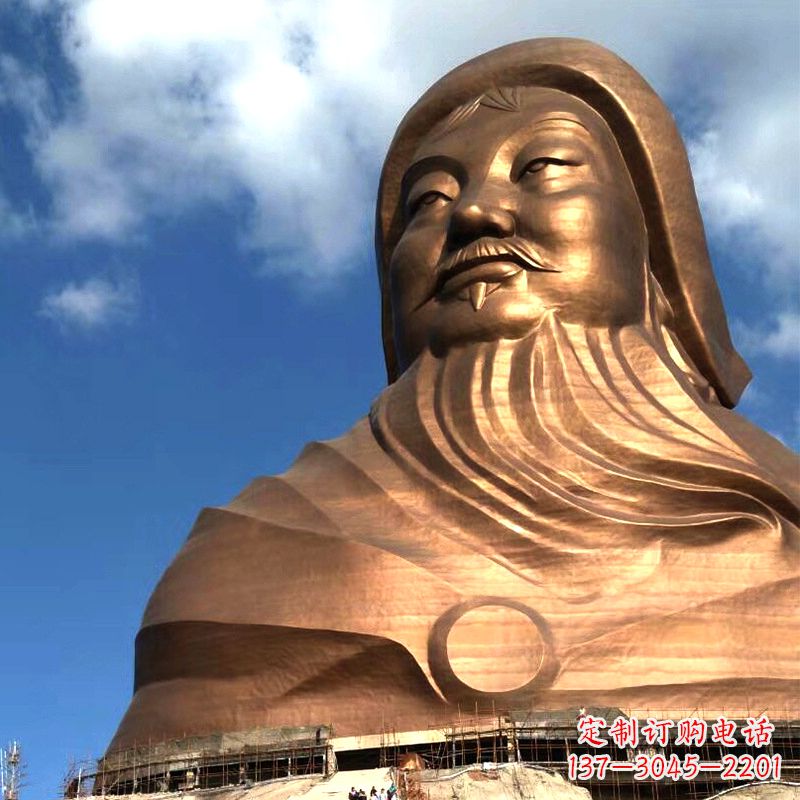 江西成吉思汗的传奇——大型头像雕塑