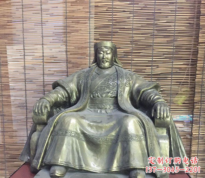 江西成吉思汗神话中的雕像