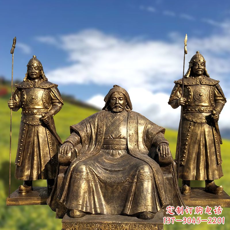 江西成吉思汗一座永恒的纪念雕塑