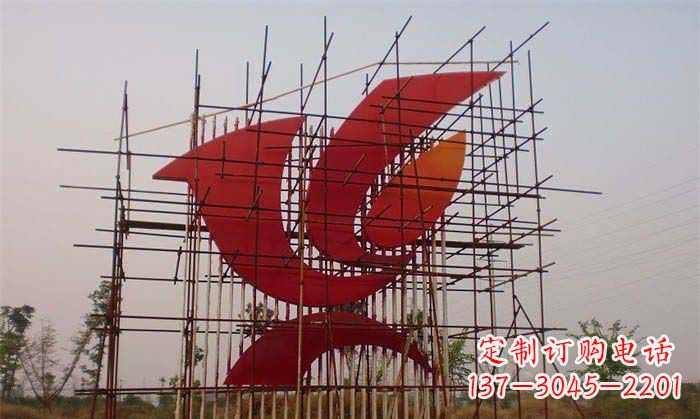 江西城市和平鸽雕塑传递和平信息