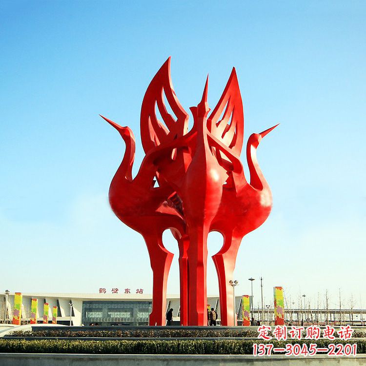 江西“仙鹤之歌仙鹤雕塑的精彩瞬间”