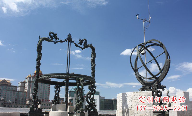 江西浑天仪雕塑，见证着城市的历史
