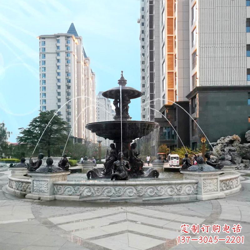 江西城市广场欧式水景喷泉雕塑的魅力