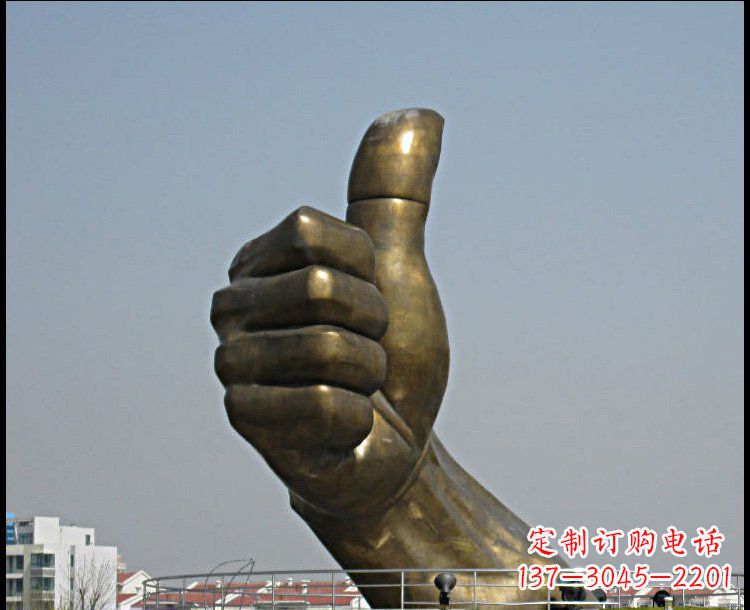 江西大拇指雕塑——点缀城市景观