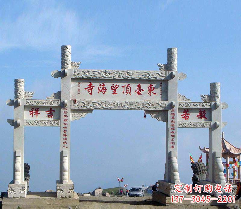 江西石雕牌坊传承中国古典建筑文化