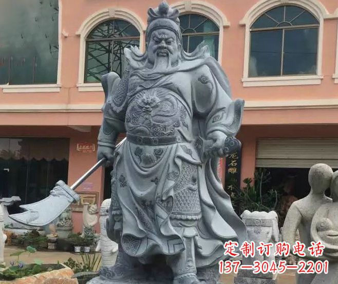 江西神秘的关公石雕