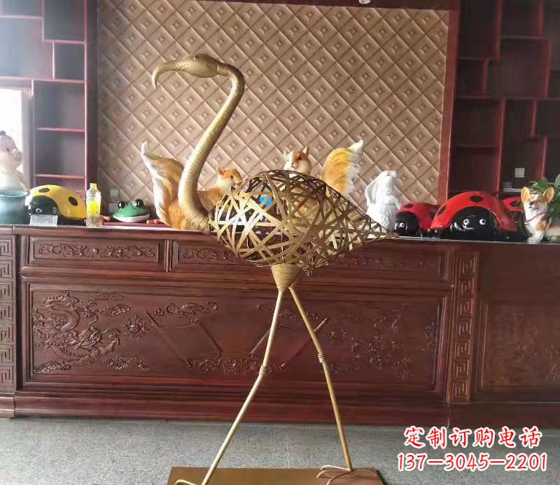 江西火烈鸟雕塑精美绝伦