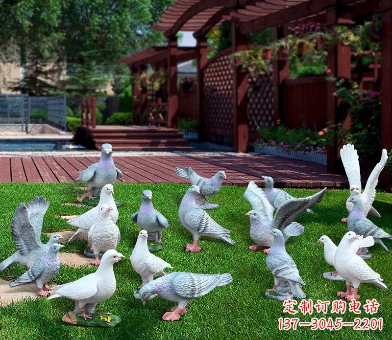 江西抽象鸽子雕塑