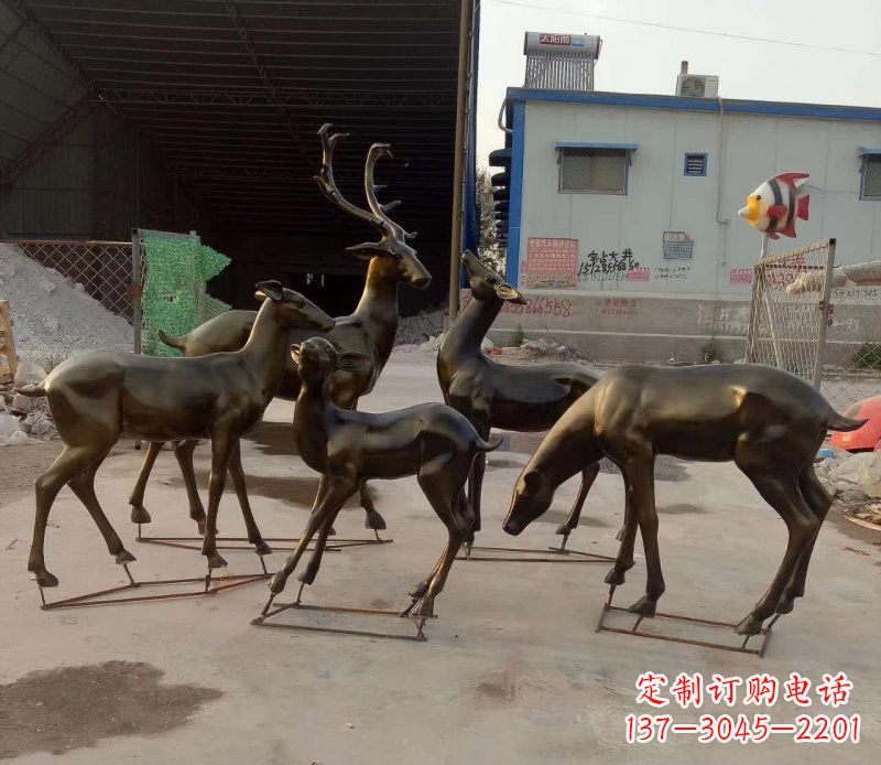 江西鹿雕塑抽象之美