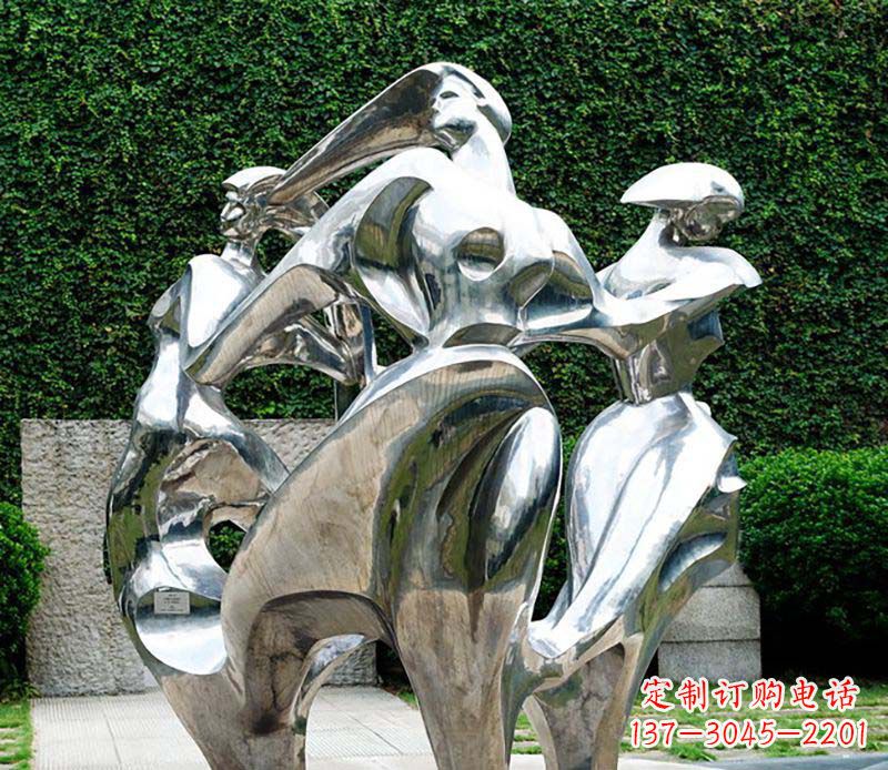 江西抽象女性的魅力不锈钢景观雕塑