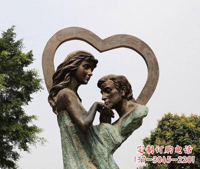 江西浪漫爱情,永恒铜雕