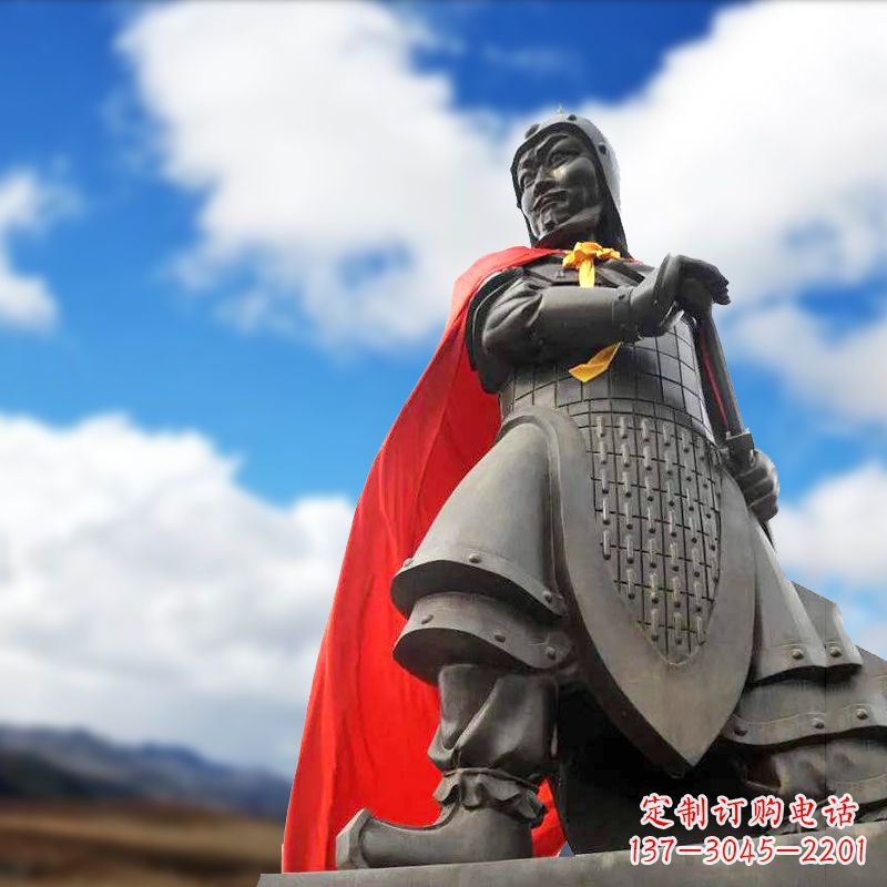 江西项羽雕塑——历史名人古代帝王的象征
