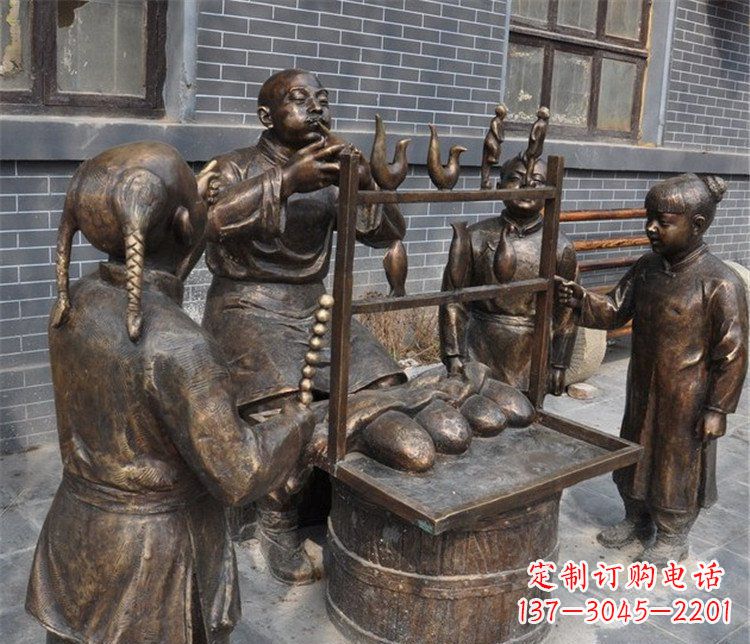 江西糖人雕塑——街边温馨的小情调