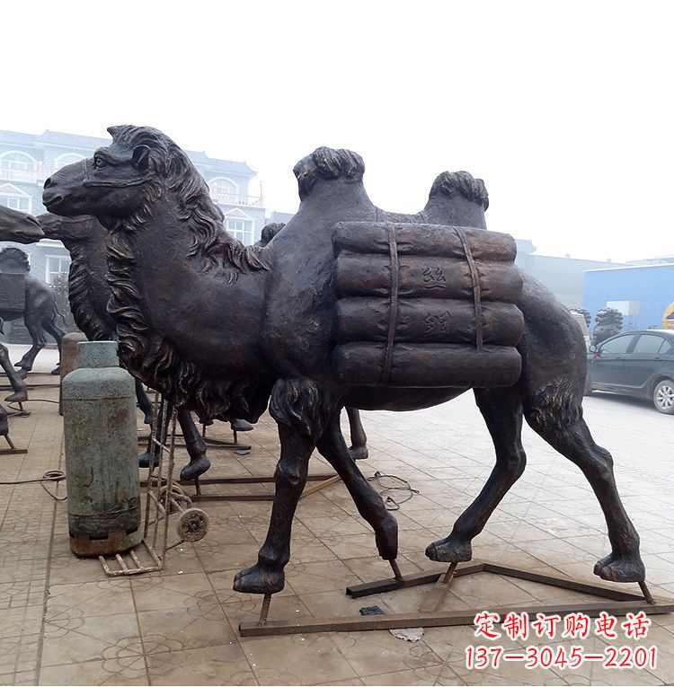江西纯铜骆驼雕塑丝绸之路骆驼动物雕塑