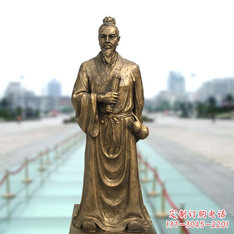 江西铜雕艺术张仲景的精神实践