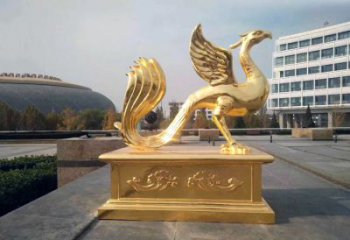 江西城市广场的朱雀雕塑