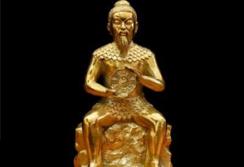 江西伏羲大帝神像汇聚古老文明中的象征