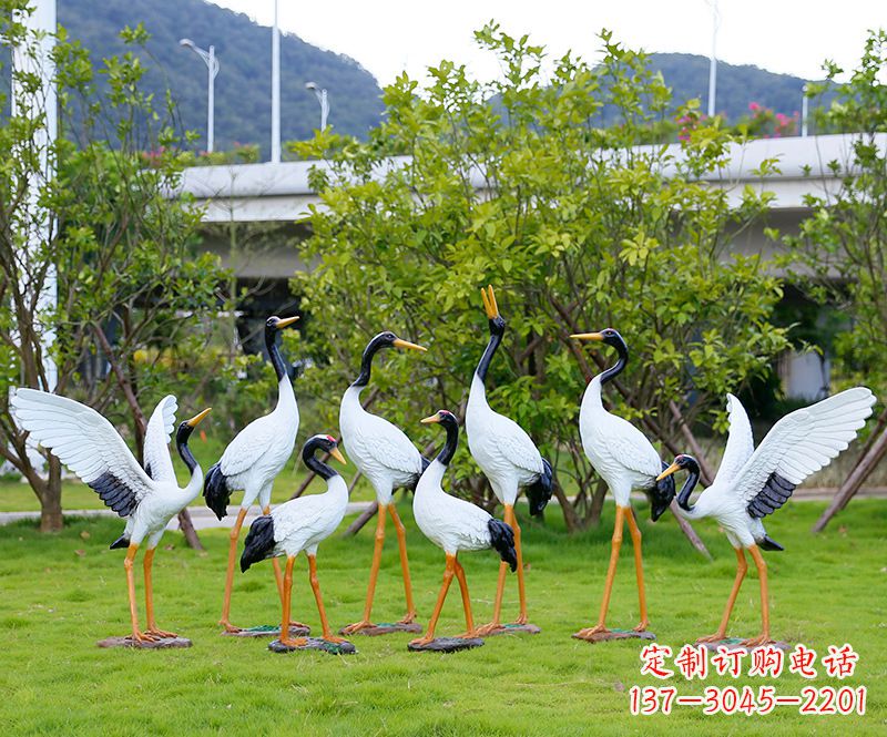 江西仙鹤雕塑传承中国文化精髓