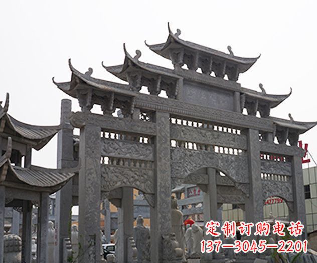 江西牌坊石雕传承传统文化的艺术精品