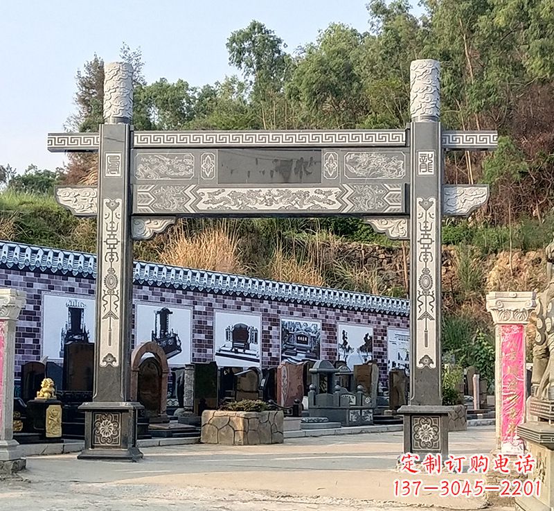 江西村庄石雕牌坊