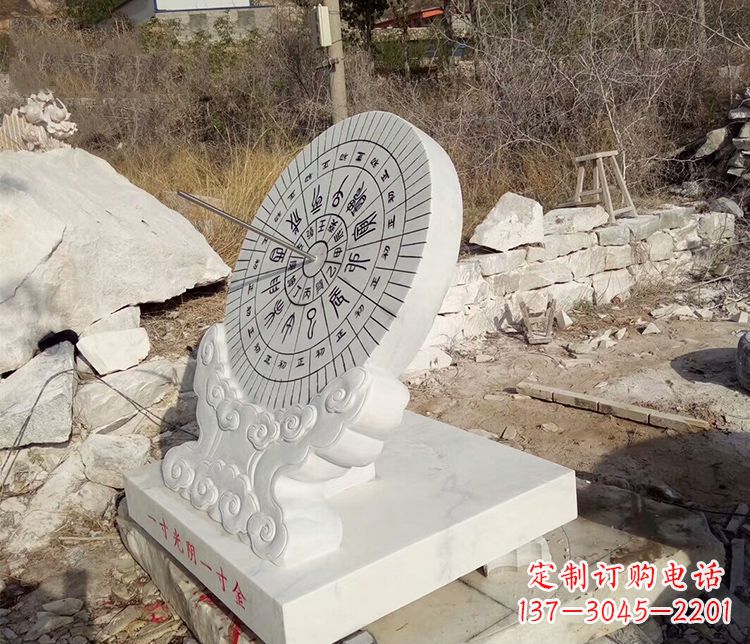 江西传承古老文化——日晷雕塑