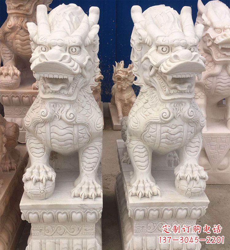 江西大理石麒麟——古典精美的雕塑艺术