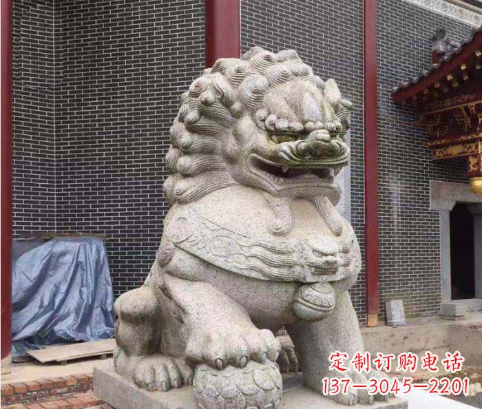 江西巨型大理石狮子雕塑