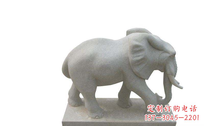 江西大象雕塑大理石大象公园的精美艺术