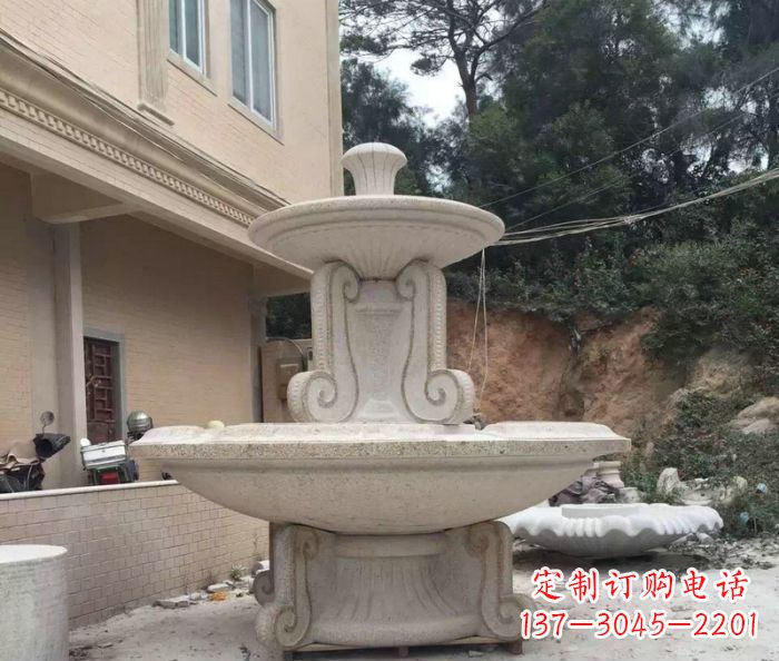 江西大理石大型喷泉雕塑精致美观又富有艺术气息