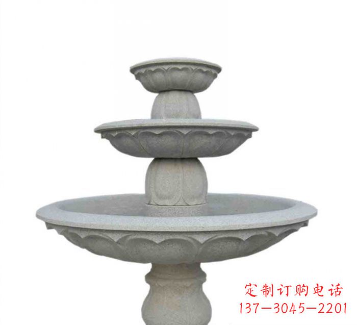 江西大理石多层喷泉石雕——精美而充满灵性的艺术杰作