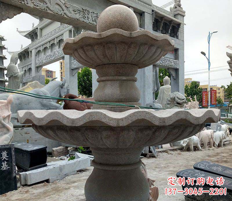 江西大理石多层喷泉石雕