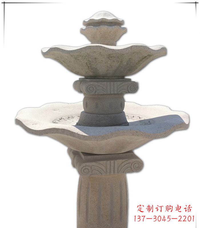 江西大理石多层喷泉石雕精美绝伦的艺术形式