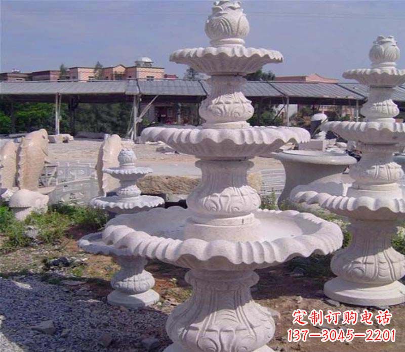 江西石雕喷泉展现精美的艺术灵感