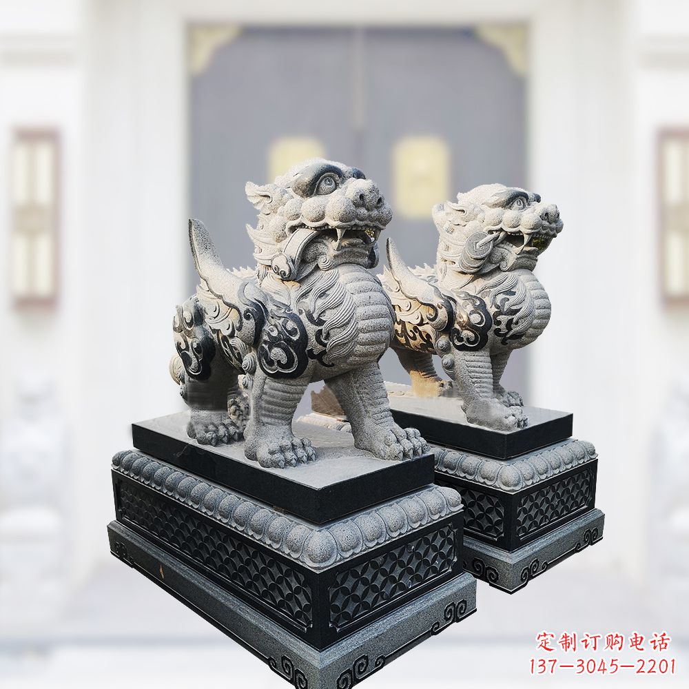 江西大理石雕刻的貔貅