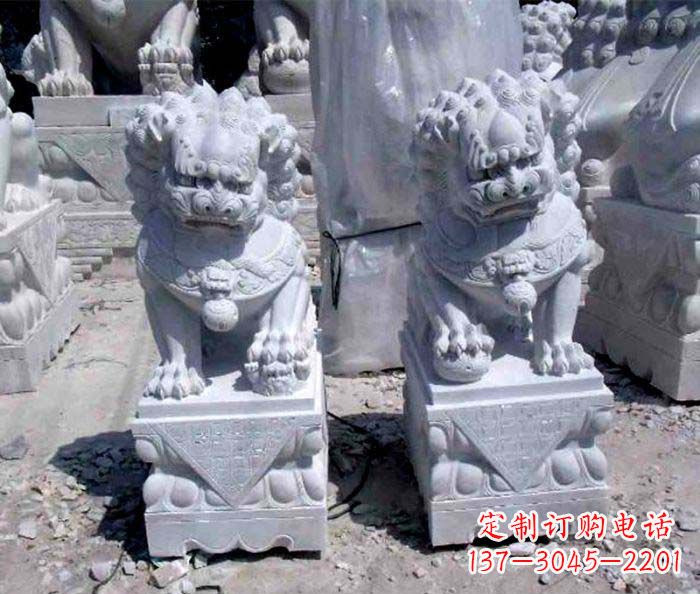 江西大理石仿古石狮子