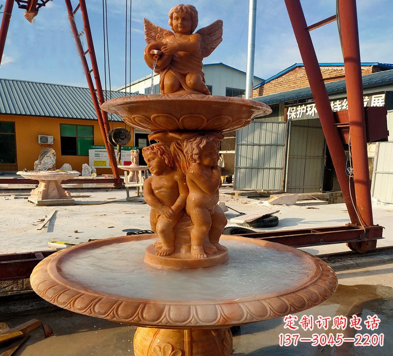江西大理石风水球雕塑传承古老文化
