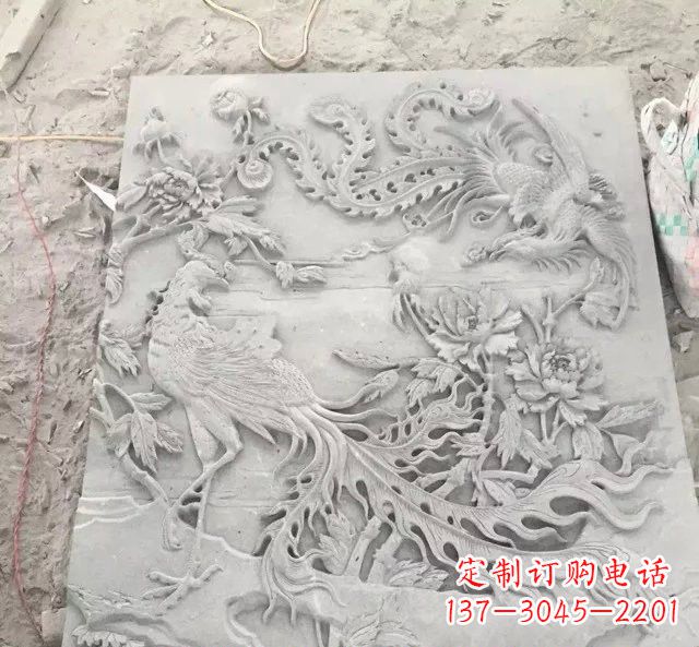 江西精美的凤凰雕塑