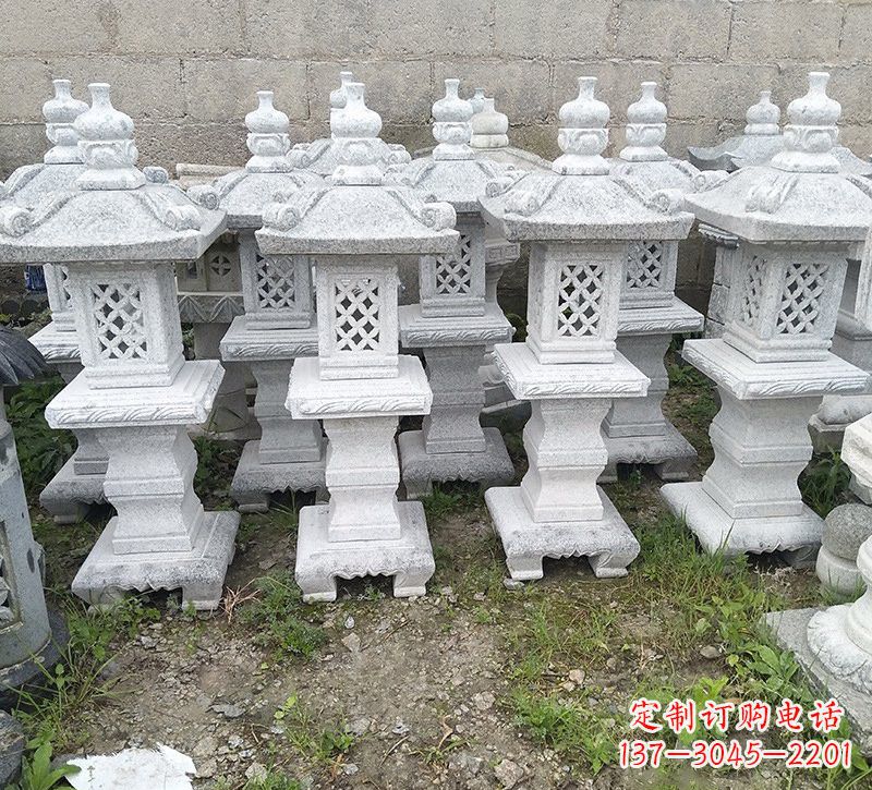 江西精美大理石石灯雕塑