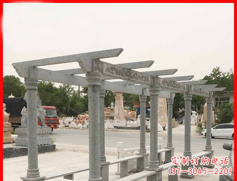 江西大理石公园石雕长廊高端定制雕塑