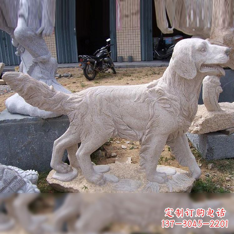 江西大理石狗雕塑——精致的狗雕塑,让你的生活更有趣