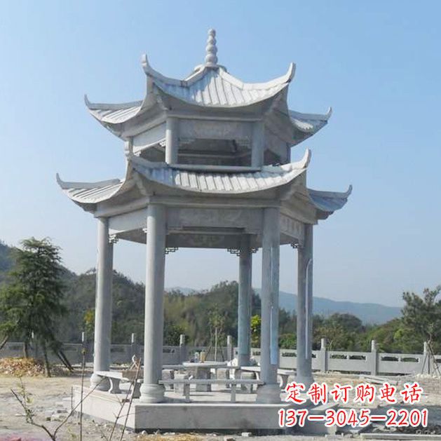 江西高雅大理石凉亭雕塑